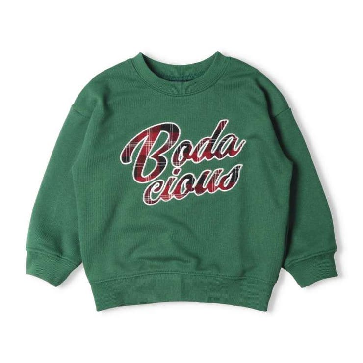 チェック柄ロゴ裏毛トレーナー・スウェット | こどもの森e-shop | 詳細画像4 