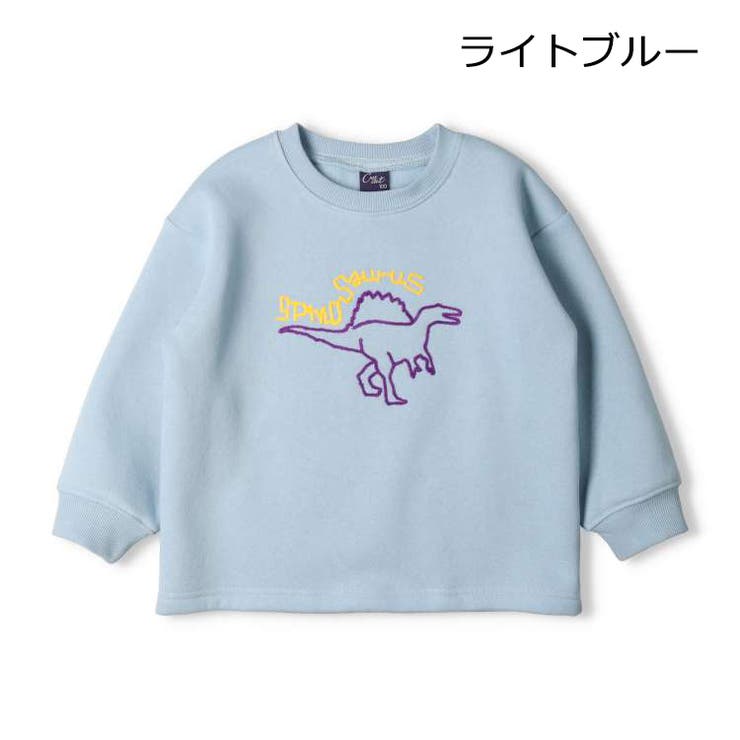 恐竜チェーン刺繍裏起毛トレーナー | こどもの森e-shop | 詳細画像4 