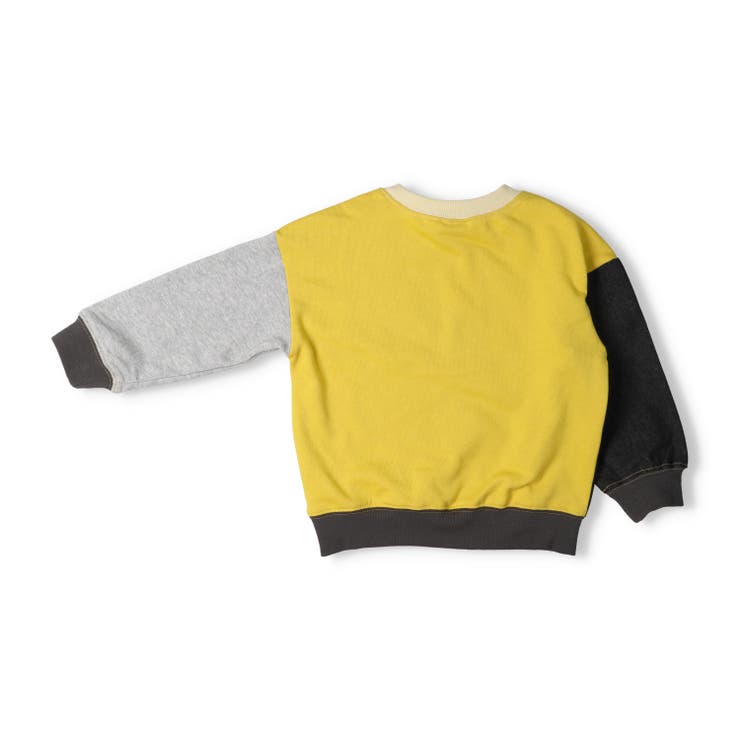 恐竜刺繍切替裏毛トレーナー | こどもの森e-shop | 詳細画像4 