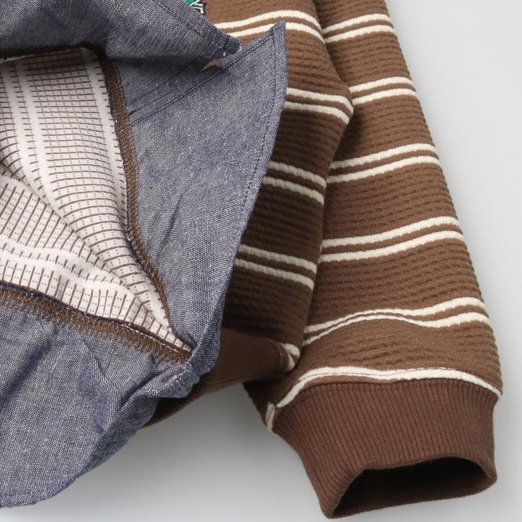 働く車刺繍ボーダートレーナー | こどもの森e-shop | 詳細画像4 