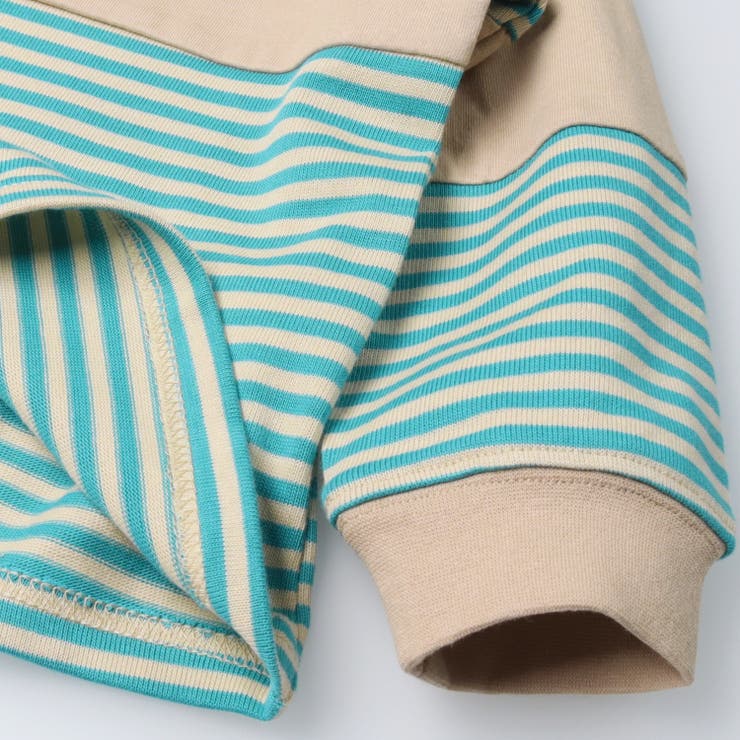 働く車刺繍ボーダー長袖Ｔシャツ | こどもの森e-shop | 詳細画像7 