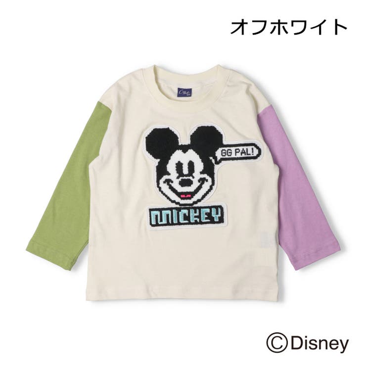 ミッキーマウス/アップリケ長袖Ｔシャツ | こどもの森e-shop | 詳細画像2 