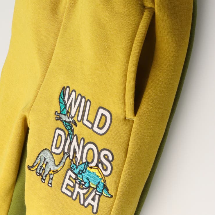 恐竜刺繍爆温裏起毛長パンツ | こどもの森e-shop | 詳細画像5 