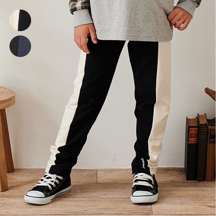 脇ラインミニ裏毛長パンツ | こどもの森e-shop | 詳細画像1 