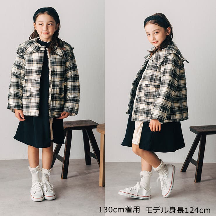 無地・チェック柄中綿入りジャケット | こどもの森e-shop | 詳細画像14 