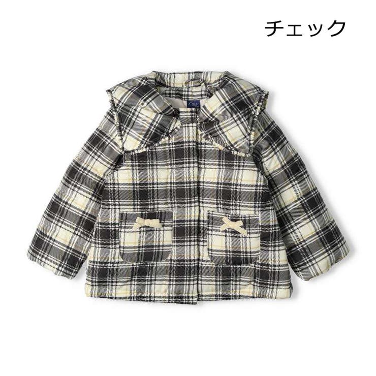 無地・チェック柄中綿入りジャケット | こどもの森e-shop | 詳細画像3 