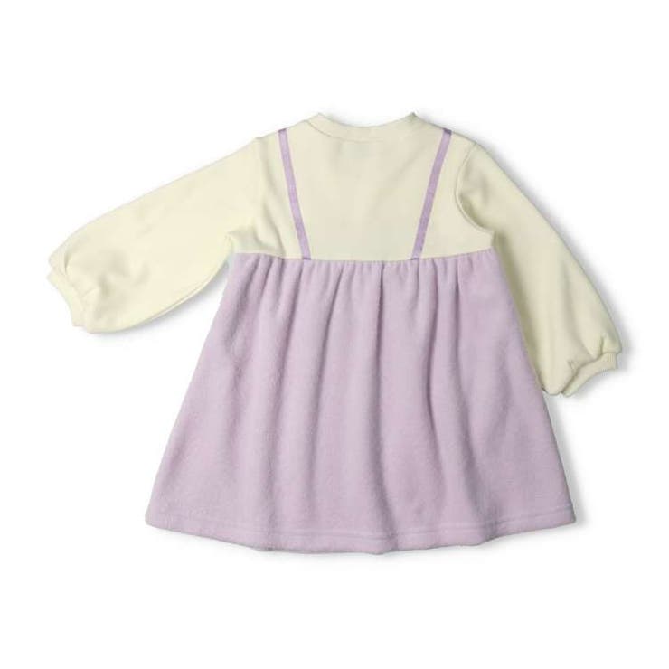 重ね着風ブークレー裏起毛ワンピース | こどもの森e-shop | 詳細画像4 