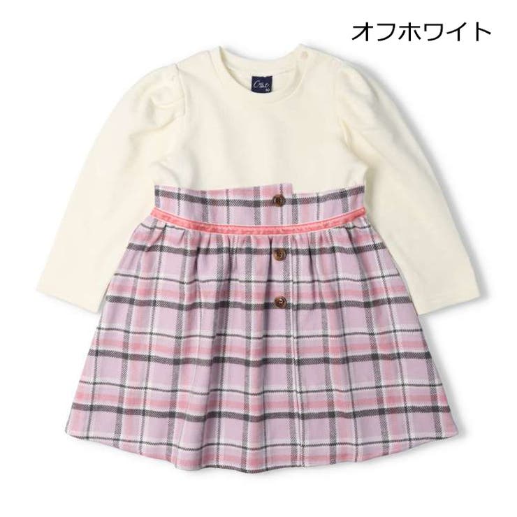 チェック柄スカート切替ワンピース | こどもの森e-shop | 詳細画像2 
