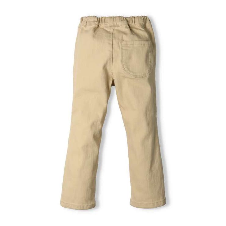 チェック裾レース 無地パール付ストレッチパンツ 80cm～130cm | こどもの森e-shop | 詳細画像5 