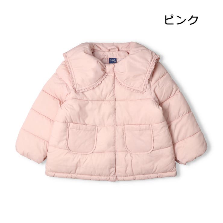 リボン衿無地ナイロン中綿ジャケット | こどもの森e-shop | 詳細画像3 