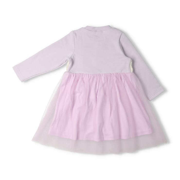 子供服 crescent チュールスカートボアドッキングワンピース | こどもの森e-shop | 詳細画像4 