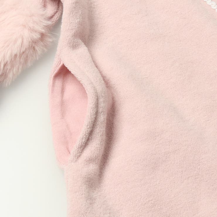 子供服 crescent ボアポシェットブークレー裏起毛ワンピース | こどもの森e-shop | 詳細画像6 
