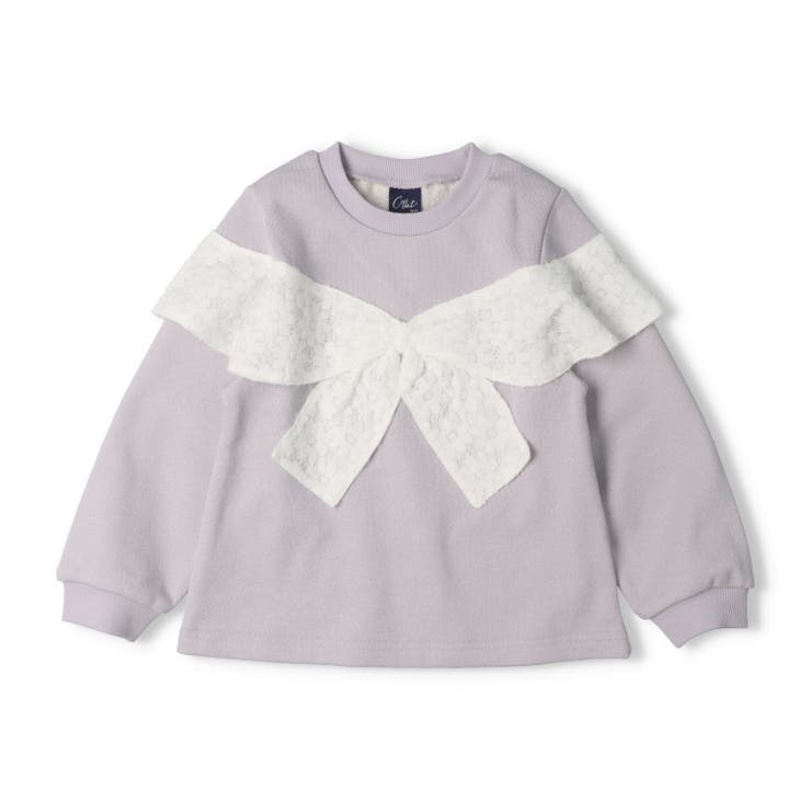 リボンデザインラメ裏毛トレーナー | こどもの森e-shop | 詳細画像4 