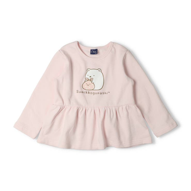 ピンク | すみっコぐらし/プリント裏毛トレーナー | こどもの森e-shop
