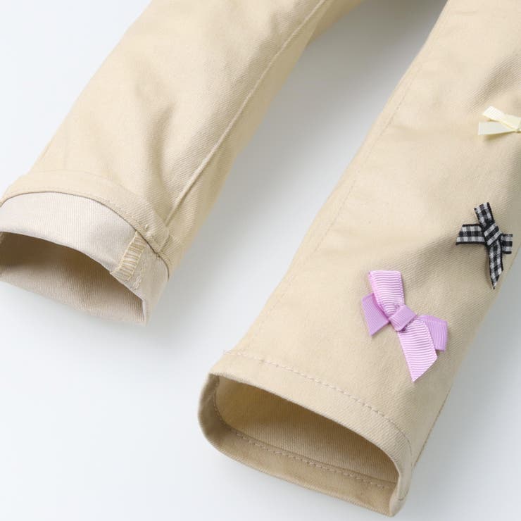 リボン付きツイル長パンツ | こどもの森e-shop | 詳細画像7 