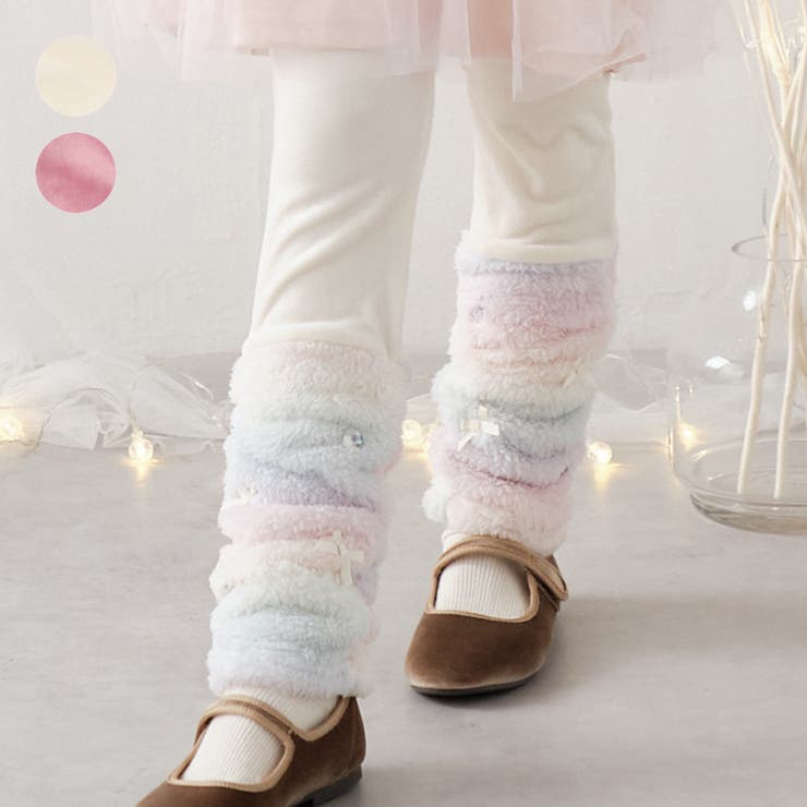 裾ボアベロア裏起毛レギンス | こどもの森e-shop | 詳細画像1 