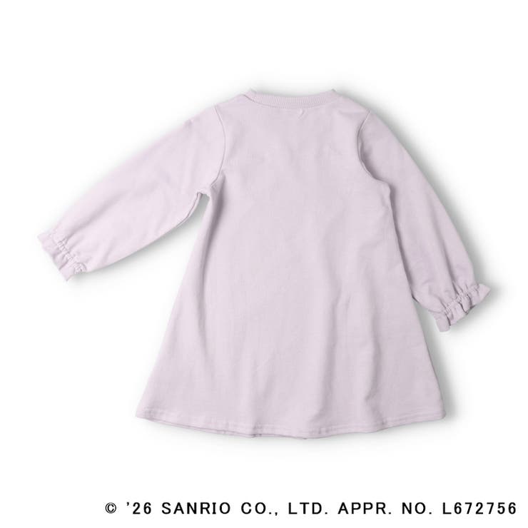 サンリオキャラクター裏毛長袖ワンピース | こどもの森e-shop | 詳細画像2 