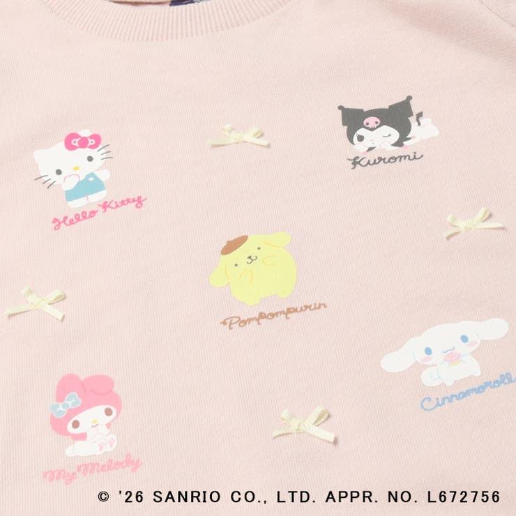 サンリオキャラクター裏毛長袖ワンピース | こどもの森e-shop | 詳細画像4 