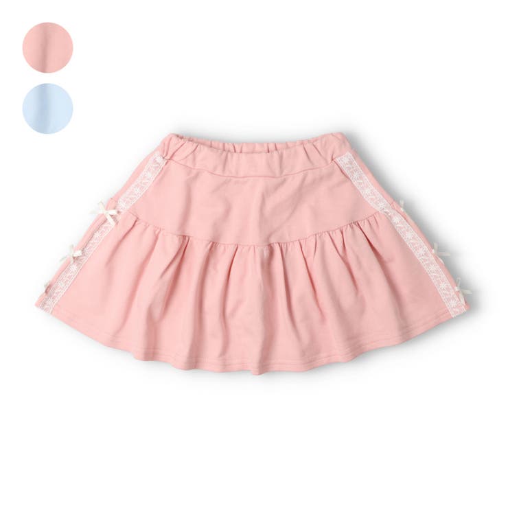 ミニ裏毛インナーパンツ付スカート | こどもの森e-shop | 詳細画像1 