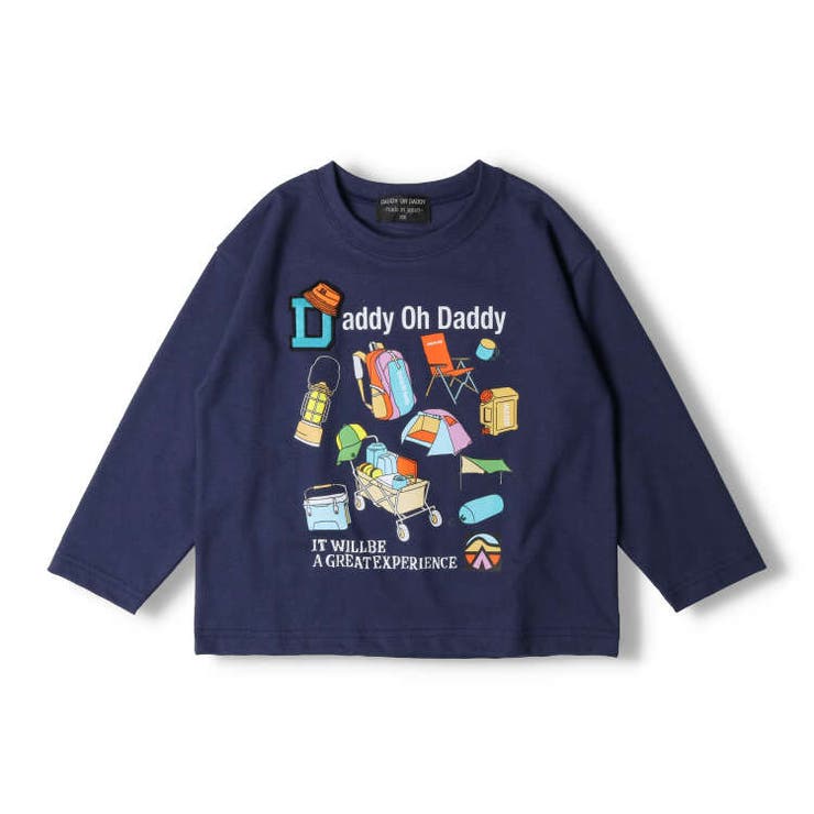 【子供服】DaddyOhDaddy(ダディオダディ)日本製アウトドアプリントTシャツ90cm～130cmV12808