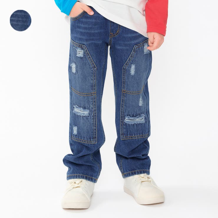 ダメージデニムパンツ・長ズボン | こどもの森e-shop | 詳細画像1 
