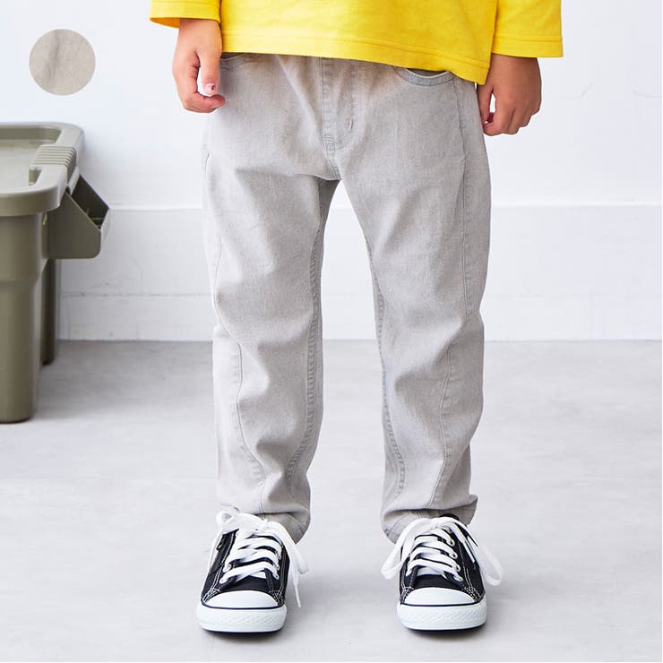 グレーデニム長パンツ・長ズボン | こどもの森e-shop | 詳細画像1 