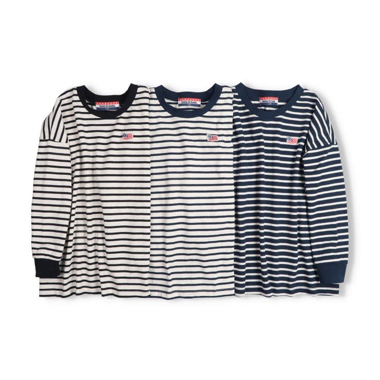 【WEB限定】ボーダーワイド長袖Ｔシャツ・ロンT | こどもの森e-shop | 詳細画像6 