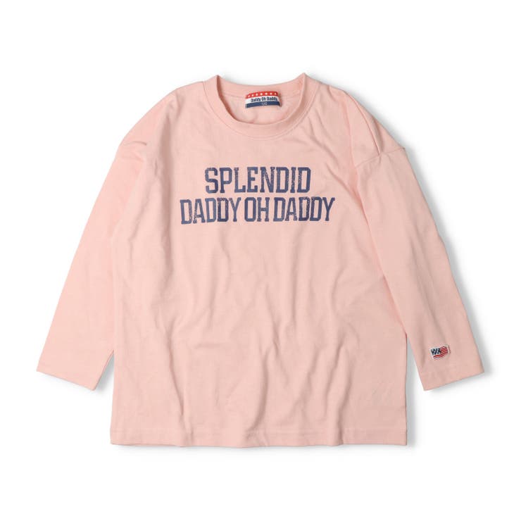 ピンク | 【ネット限定】ロゴプリント長袖Ｔシャツ | こどもの森e-shop