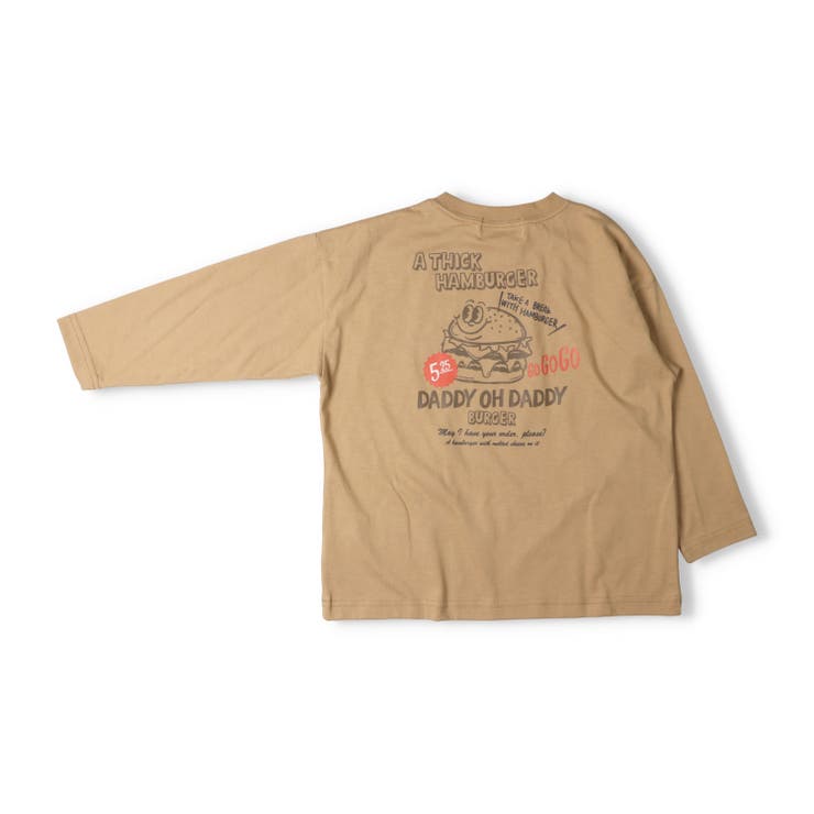 ハンバーガーバックプリント長袖Ｔシャツ | こどもの森e-shop | 詳細画像4 