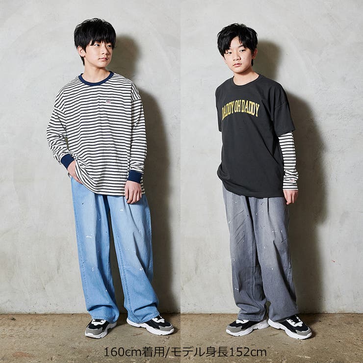 【WEB限定】ペンキ加工ライトオンスデニムパンツ | こどもの森e-shop | 詳細画像9 