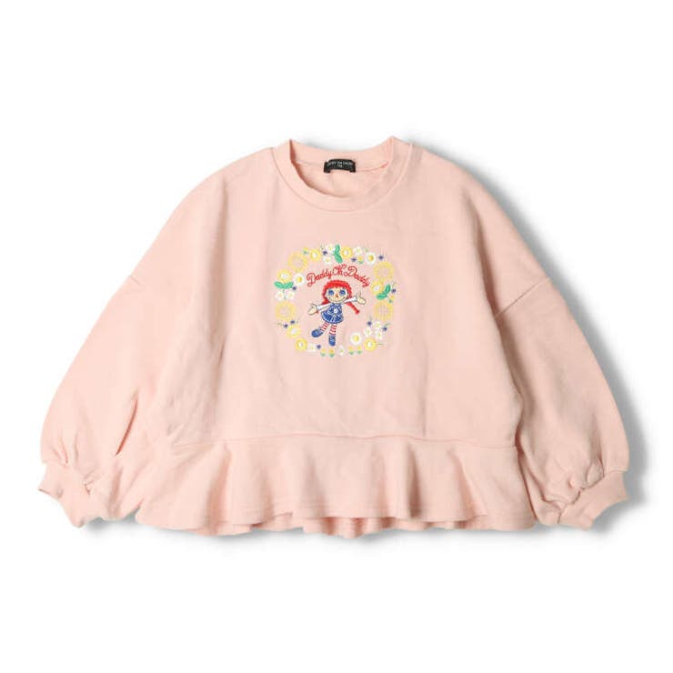 【子供服】DaddyOhDaddy(ダディオダディ)ダディコ刺繍裏毛トレーナー90cm～130cmV22651