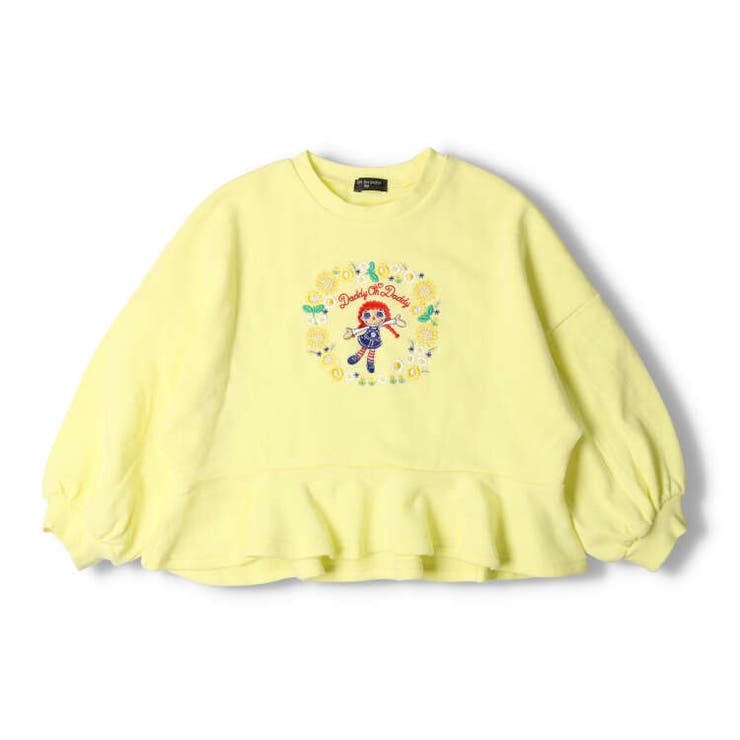 【子供服】DaddyOhDaddy(ダディオダディ)ダディコ刺繍裏毛トレーナー90cm～130cmV22651
