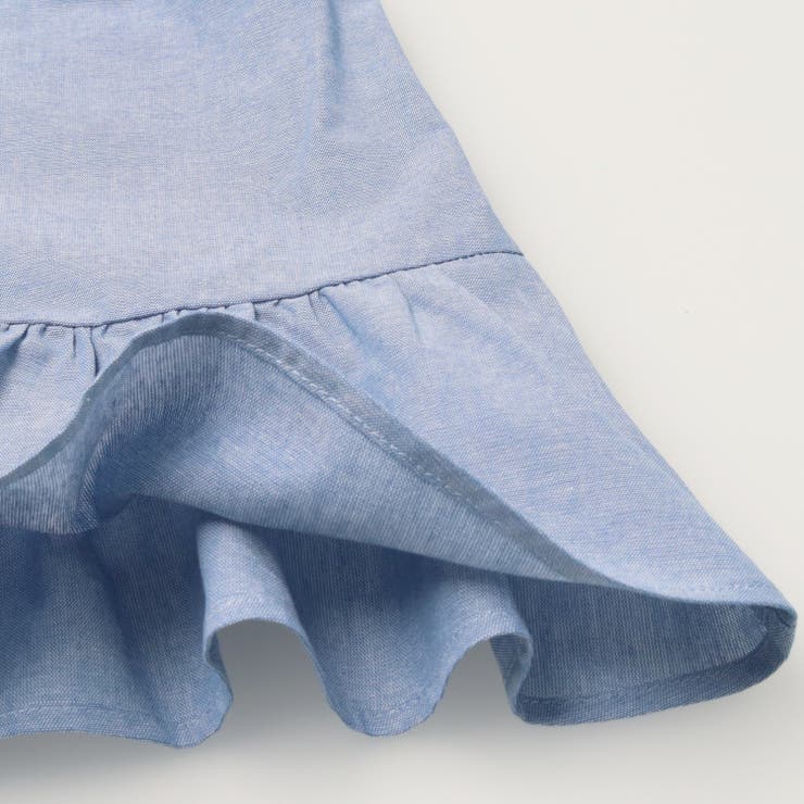 ダディコ刺繍ダンガリーノースリーブワンピース | こどもの森e-shop | 詳細画像7 