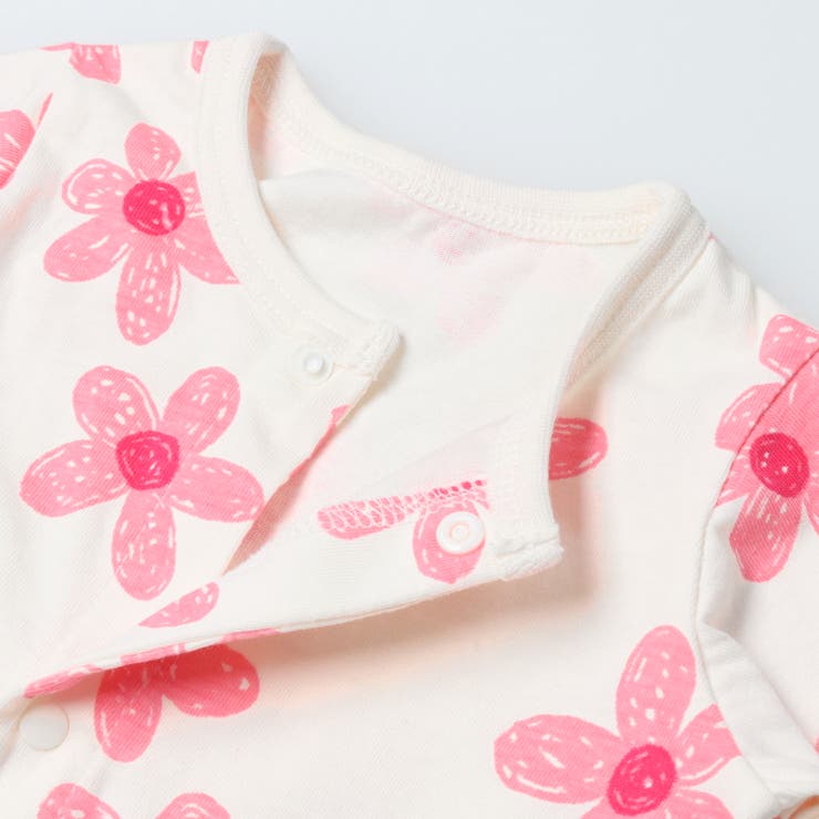 お花柄長袖ロンパース | こどもの森e-shop | 詳細画像7 