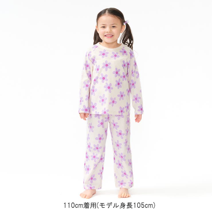 【WEB限定】お花柄長袖パジャマ | こどもの森e-shop | 詳細画像12 