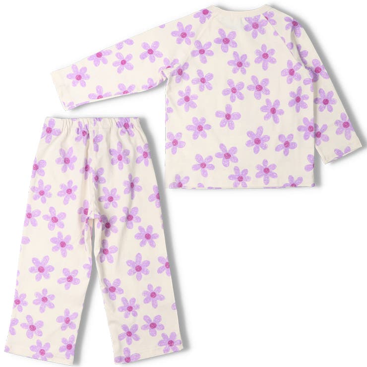 【WEB限定】お花柄長袖パジャマ | こどもの森e-shop | 詳細画像3 