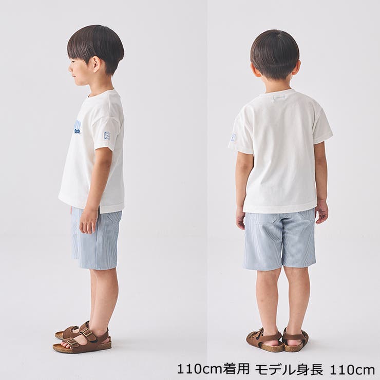 【子供服】DaddyOhDaddy(ダディオダディ)日本製ロゴアップリケ刺繍半袖Tシャツ90cm～130cmV32818