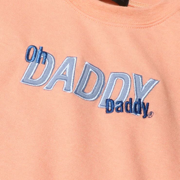【子供服】DaddyOhDaddy(ダディオダディ)日本製ロゴアップリケ刺繍半袖Tシャツ90cm～130cmV32818