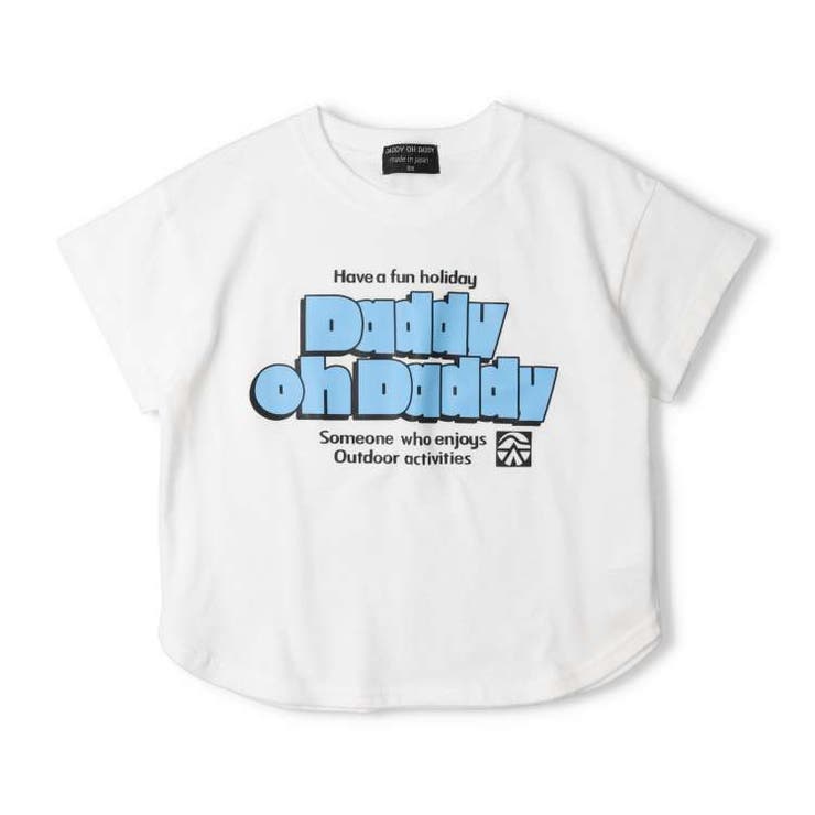 【子供服】DaddyOhDaddy(ダディオダディ)日本製ロゴプリント半袖Tシャツ90cm～130cmV32822