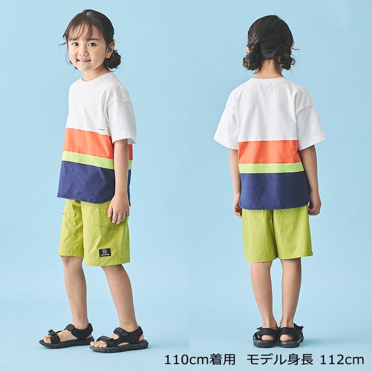 【子供服】DaddyOhDaddy(ダディオダディ)無地ウェザー5分丈ハーフパンツ90cm～130cmV33104