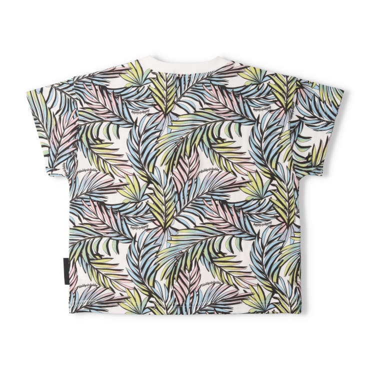 子供服DaddyOhDaddy(ダディオダディ)日本製ボタニカルプリント半袖Ｔシャツ90cm～130cmV3481