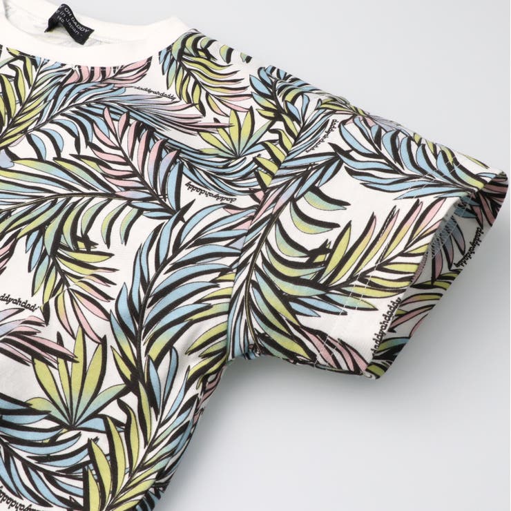 子供服DaddyOhDaddy(ダディオダディ)日本製ボタニカルプリント半袖Ｔシャツ140cm～160cmV3481
