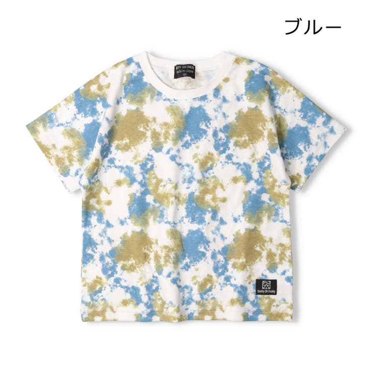 子供服DaddyOhDaddy(ダディオダディ)グラデーションタイダイプリント半袖Ｔシャツ90cm～130cmV3481