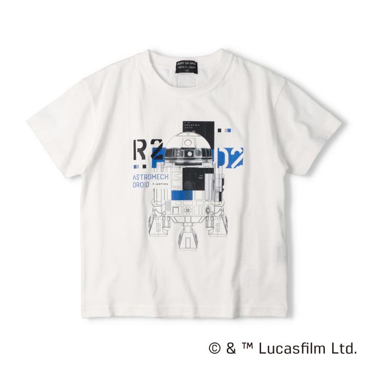 子供服DaddyOhDaddy(ダディオダディ)スターウォーズ/日本製プリント半袖Ｔシャツ120cm～160cmV3486