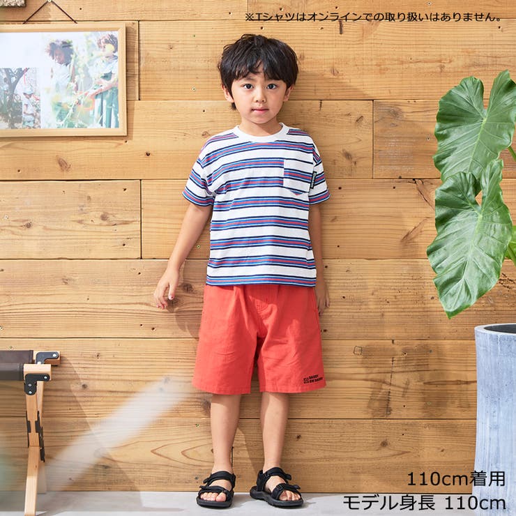 子供服DaddyOhDaddy(ダディオダディ)コットンクロス無地５分丈ハーフパンツ90cm～130cmV3510