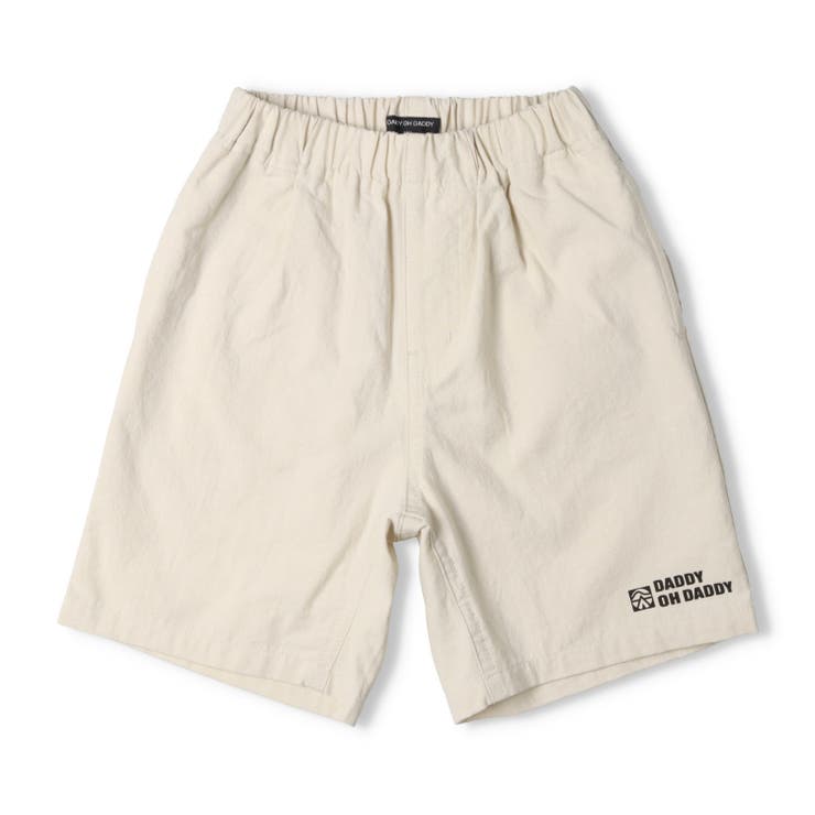 子供服DaddyOhDaddy(ダディオダディ)コットンクロス無地５分丈ハーフパンツ90cm～130cmV3510