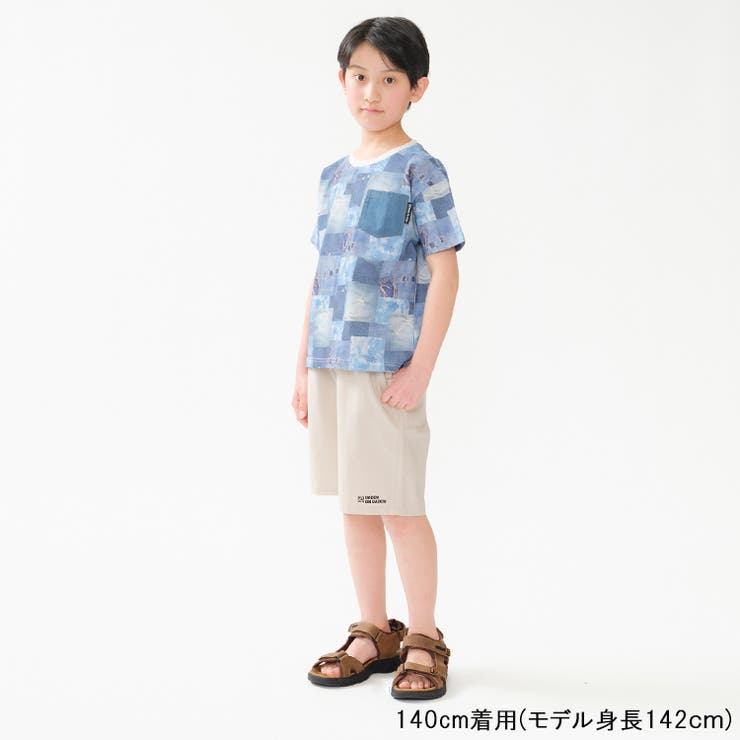 子供服DaddyOhDaddy(ダディオダディ)コットンクロス無地５分丈ハーフパンツ140cm～160cmV3510