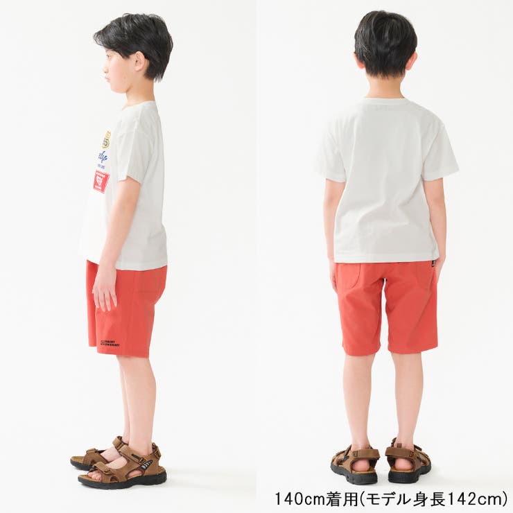 子供服DaddyOhDaddy(ダディオダディ)コットンクロス無地５分丈ハーフパンツ140cm～160cmV3510