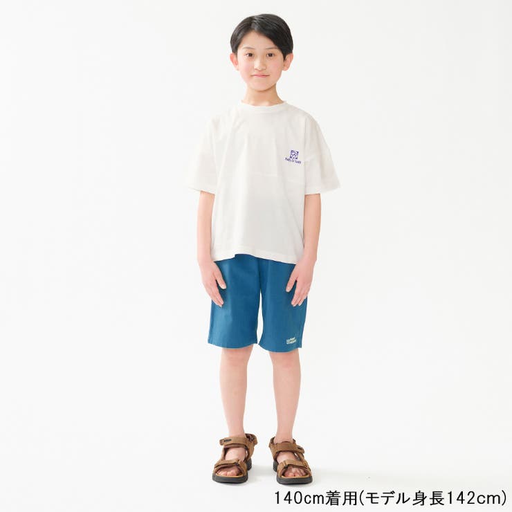 子供服DaddyOhDaddy(ダディオダディ)コットンクロス無地５分丈ハーフパンツ140cm～160cmV3510