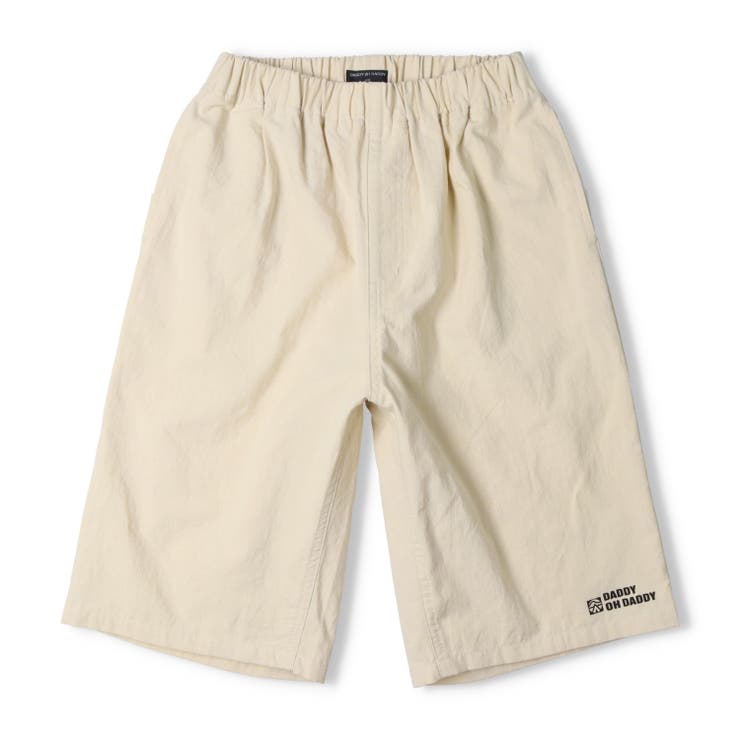 子供服DaddyOhDaddy(ダディオダディ)コットンクロス無地５分丈ハーフパンツ140cm～160cmV3510